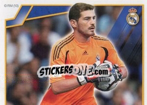 Figurina Casillas (Mosaico) - Real Madrid 2009-2010 - Panini