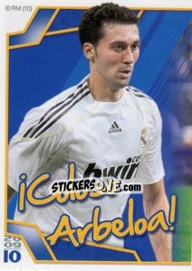 Sticker ¡Coloso Arbeloa! (Mosaico) - Real Madrid 2009-2010 - Panini