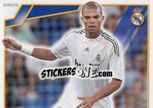 Figurina Pepe (Mosaico) - Real Madrid 2009-2010 - Panini