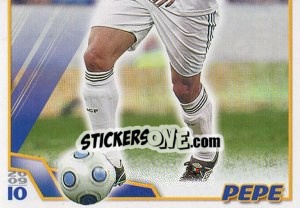 Figurina Pepe (Mosaico) - Real Madrid 2009-2010 - Panini