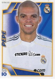 Figurina Pepe - Real Madrid 2009-2010 - Panini