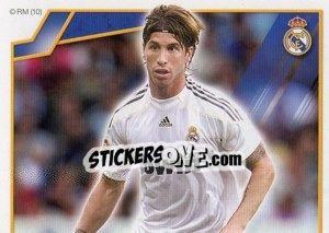 Sticker Sergio Ramos (Mosaico) - Real Madrid 2009-2010 - Panini