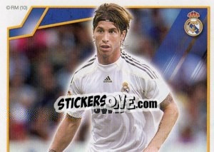 Sticker Sergio Ramos (Mosaico) - Real Madrid 2009-2010 n. 50 - Panini