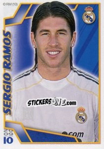 Sticker Sergio Ramos - Real Madrid 2009-2010 n. 52 - Panini