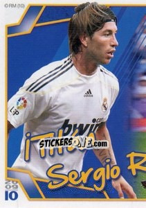 Sticker ¡Titan Sergio Ramos! (Mosaico) - Real Madrid 2009-2010 n. 54 - Panini