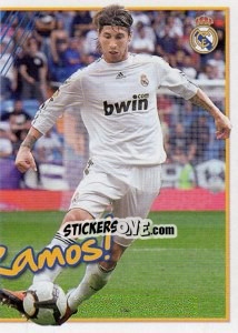 Cromo ¡Titan Sergio Ramos! (Mosaico) - Real Madrid 2009-2010 - Panini