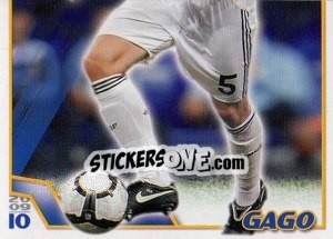 Cromo Gago (Mosaico) - Real Madrid 2009-2010 - Panini