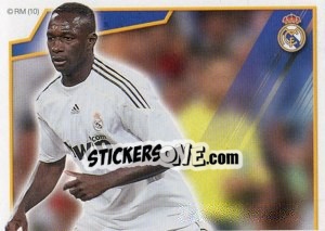 Cromo Mahamadou Diarra (Mosaico) - Real Madrid 2009-2010 - Panini