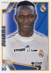Sticker Mahamadou Diarra - Real Madrid 2009-2010 n. 64 - Panini