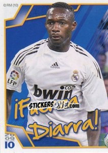 Figurina ¡Fuerza Diarra! (Mosaico) - Mahamadou Diarra - Real Madrid 2009-2010 - Panini