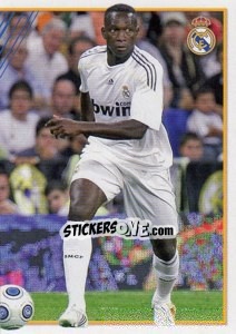 Sticker ¡Fuerza Diarra! (Mosaico) - Mahamadou Diarra - Real Madrid 2009-2010 n. 67 - Panini
