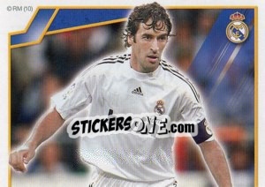 Figurina Raul González (Mosaico) - Real Madrid 2009-2010 - Panini