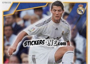 Cromo Cristiano Ronaldo (Mosaico) - Real Madrid 2009-2010 - Panini
