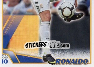 Figurina Cristiano Ronaldo (Mosaico) - Real Madrid 2009-2010 - Panini