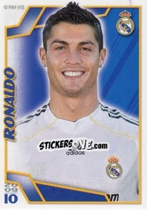 Sticker Cristiano Ronaldo - Real Madrid 2009-2010 n. 82 - Panini