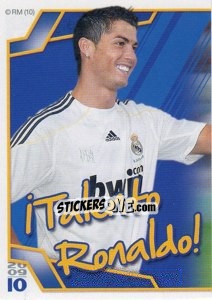 Cromo ¡Talento Cristiano Ronaldo! (Mosaico) - Real Madrid 2009-2010 - Panini