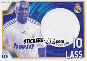 Cromo Lass (Autógrafo) - Real Madrid 2009-2010 - Panini