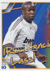 Sticker ¡Resistencia Lass! (Mosaico) - Real Madrid 2009-2010 n. 90 - Panini