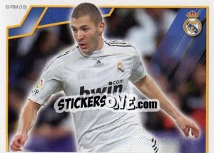 Sticker Benzemá (Mosaico) - Real Madrid 2009-2010 n. 92 - Panini