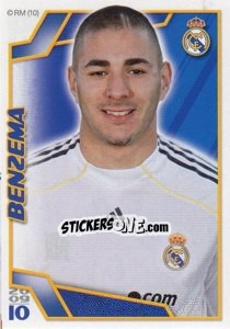 Sticker Benzemá - Real Madrid 2009-2010 n. 94 - Panini