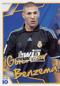 Sticker Benzemá (Mosaico) - Real Madrid 2009-2010 n. 96 - Panini