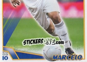 Sticker Marcelo (Mosaico) - Real Madrid 2009-2010 - Panini