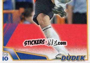 Sticker Dudek (Mosaico) - Real Madrid 2009-2010 n. 105 - Panini