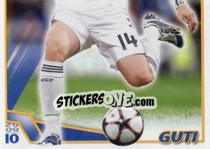 Sticker Guti (Mosaico) - Real Madrid 2009-2010 n. 111 - Panini