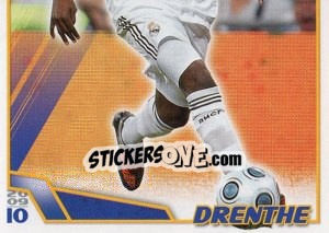 Sticker Drenthe (Mosaico) - Real Madrid 2009-2010 - Panini