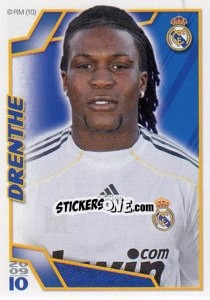 Sticker Drenthe - Real Madrid 2009-2010 n. 118 - Panini