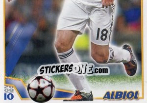 Figurina Albiol (Mosaico) - Real Madrid 2009-2010 - Panini