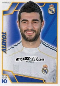 Figurina Albiol - Real Madrid 2009-2010 - Panini