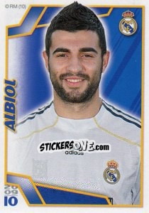 Sticker Albiol - Real Madrid 2009-2010 n. 124 - Panini