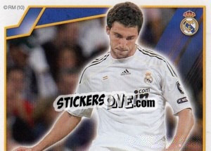 Cromo Higuaín (Mosaico) - Real Madrid 2009-2010 - Panini