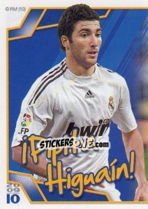 Sticker ¡Pipita Higuaín! (Mosaico) - Real Madrid 2009-2010 n. 138 - Panini