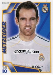 Cromo Metzelder - Real Madrid 2009-2010 - Panini