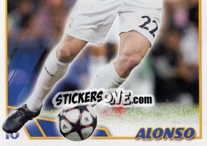 Sticker Xabi Alonso (Mosaico) - Real Madrid 2009-2010 n. 147 - Panini