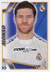 Sticker Xabi Alonso - Real Madrid 2009-2010 - Panini