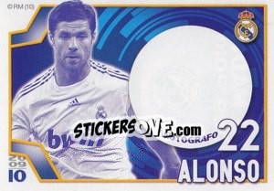 Figurina Xabi Alonso (Autógrafo) - Real Madrid 2009-2010 - Panini