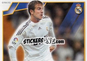 Sticker van der Vaart (Mosaico) - Real Madrid 2009-2010 - Panini