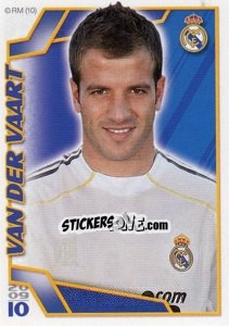 Sticker van der Vaart - Real Madrid 2009-2010 n. 154 - Panini