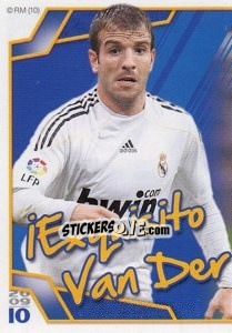 Sticker ¡Exquisito van der Vaart! (Mosaico) - Real Madrid 2009-2010 n. 156 - Panini