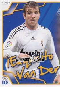 Sticker ¡Exquisito van der Vaart! (Mosaico) - Real Madrid 2009-2010 - Panini