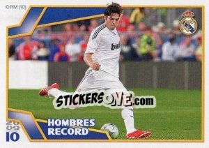 Sticker Hombres Record - Kaká - Real Madrid 2009-2010 n. 172 - Panini
