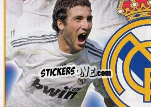 Sticker Poster Final (Mosaico) - Real Madrid 2009-2010 - Panini