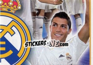 Sticker Poster Final (Mosaico) - Real Madrid 2009-2010 - Panini