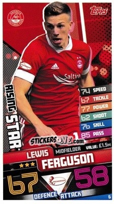 Sticker Lewis Ferguson - SPFL 2020-2021. Match Attax - Topps