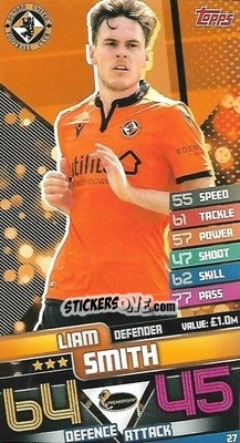 Cromo Liam Smith - SPFL 2020-2021. Match Attax - Topps