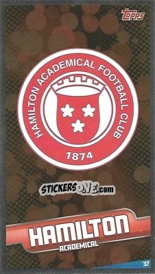 Sticker Team Badge - SPFL 2020-2021. Match Attax - Topps