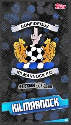 Sticker Team Badge - SPFL 2020-2021. Match Attax n. 61 - Topps